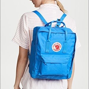 un blue kanken backpack (embroidery optional)